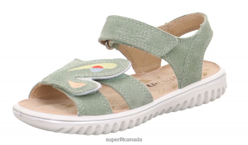 Superfit SPARKLE - Sandal with Velcro Fastener Light Green Sandals24FTT672