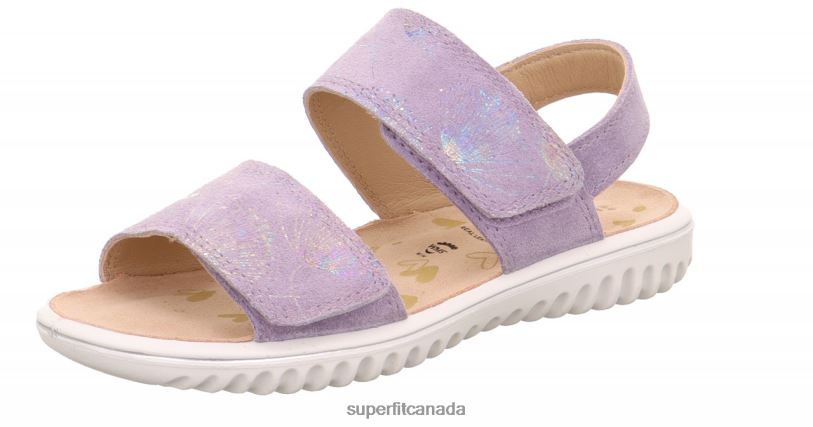 Superfit SPARKLE - Sandal with Velcro Fastener Purple Sandals24FTT645
