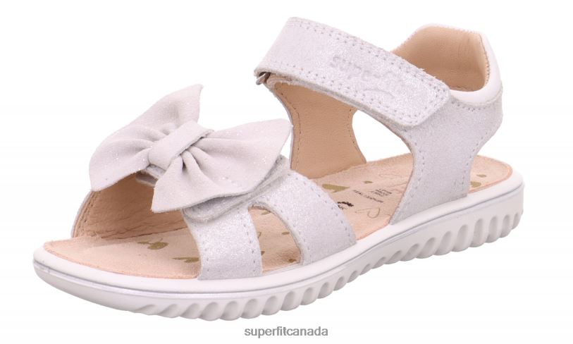 Superfit SPARKLE - Sandal with Velcro Fastener White Sandals24FTT625