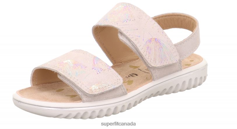 Superfit SPARKLE - Sandal with Velcro Fastener White Sandals24FTT656
