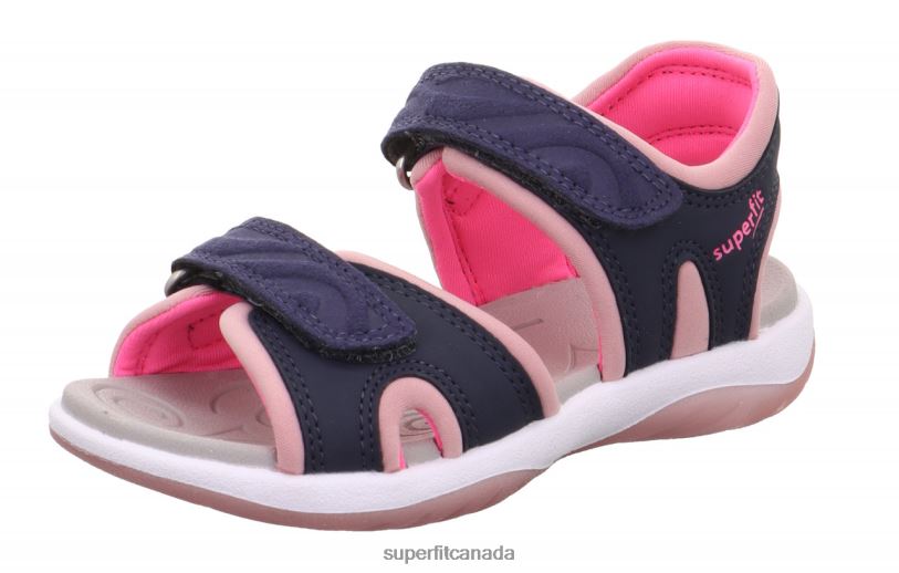 Superfit SUNNY - Sandal with Velcro Fastener Blue/Pink Sandals24FTT657