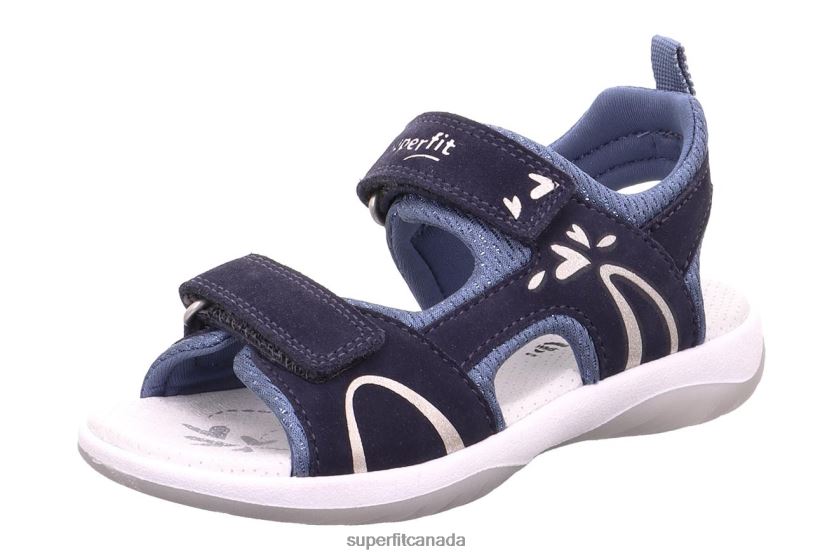 Superfit SUNNY - Sandal with Velcro Fastener Blue Sandals24FTT614
