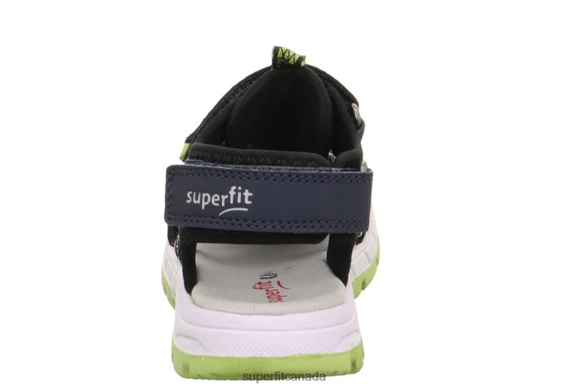Superfit TORNADO LIGHT - Sandal with Velcro Fastener Blue/Light Green Sandals24FTT668