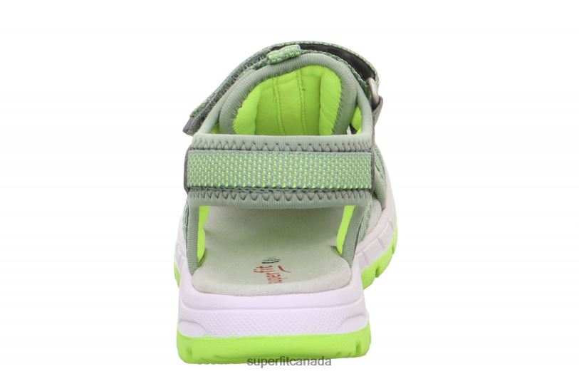 Superfit TORNADO LIGHT - Sandal with Velcro Fastener Light Green/Yellow Sandals24FTT687