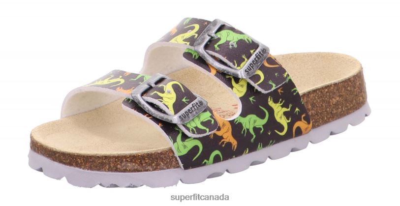 Superfit FUSSBETTPANTOFFEL - Slipper with Buckle Grey Slippers24FTT599